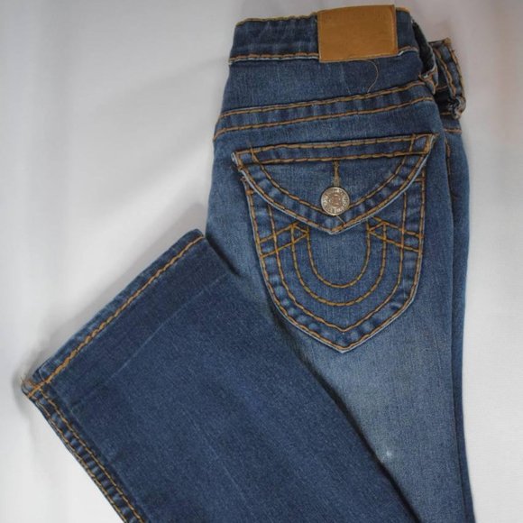 True Religion Jeans with bold stiching Size 29 - Picture 1 of 6